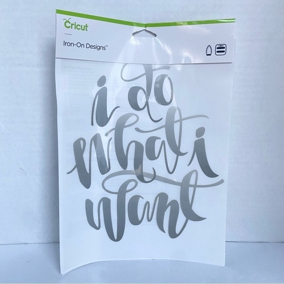 Cricut Iron On Designs- I Do What I Want For T-shirts, baby bodysuits, tote bags - Picture 1 of 11